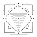 Kālī-Yantra (काली यन्त्र) - Here we are remembered of time, death and renewal to arrive at transformation. Like overcoming fears and destroying illusion.